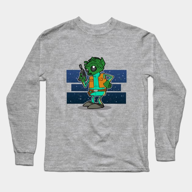 Greedo Long Sleeve T-Shirt by RichCameron